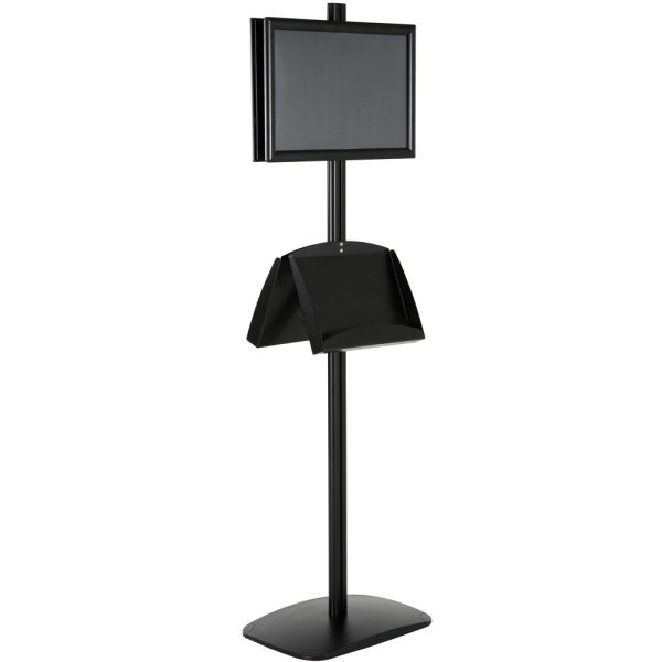 free-standing-stand-in-black-color-with-2-x-11X17-frame-in-portrait-and-landscape-and-2-x-5.5x8.5-steel-shelf-double-sided-9