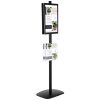 Free Standing Stand In Black Color