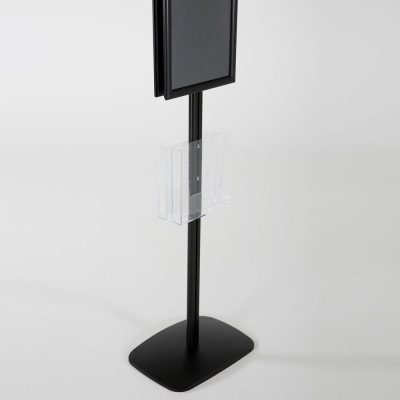 free-standing-stand-in-black-color-with-2-x-11X17-frame-in-portrait-and-landscape-and-2-x-8.5x11-clear-pocket-shelf-double-sided-15