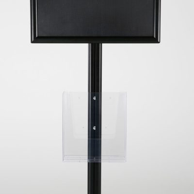 free-standing-stand-in-black-color-with-2-x-11X17-frame-in-portrait-and-landscape-and-2-x-8.5x11-clear-pocket-shelf-double-sided-7