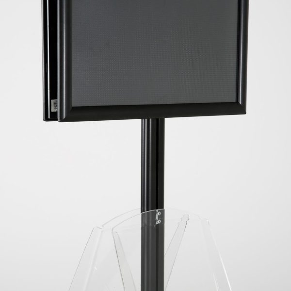free-standing-stand-in-black-color-with-2-x-11X17-frame-in-portrait-and-landscape-and-2-x-8.5x11-clear-shelf-in-acrylic-double-sided-9