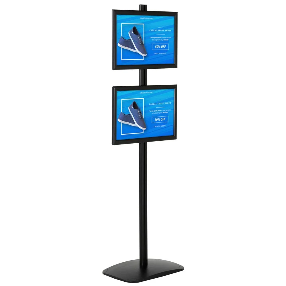free-standing-stand-in-black-color-with-2-x-11x17-frame-in-portrait-and-landscape-position-single-sided-5 free-standing-stand-in-black-color-with-2-x-11x17-frame-in-portrait-and-landscape-position-single-sided-5