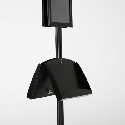 free-standing-stand-in-black-color-with-2-x-8.5x11-frame-in-portrait-and-landscape-and-2-2-x-5.5x8.5-steel-shelf-double-sided-8