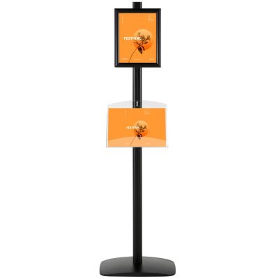 Free Standing Stand In Black Color