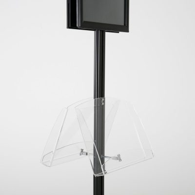 free-standing-stand-in-black-color-with-2-x-8.5x11-frame-in-portrait-and-landscape-and-2-2-x-8.5x11-clear-shelf-in-acrylic-double-sided-8
