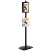 free-standing-stand-in-black-color-with-2-x-8.5x11-frame-in-portrait-and-landscape-and-2-x-8.5x11-clear-pocket-shelf-double-sided-4