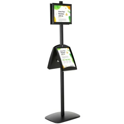 Free Standing Stand In Black Color