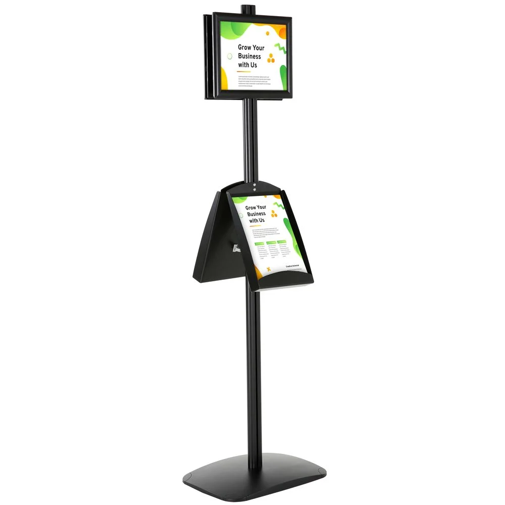 Free Standing Stand In Black Color
