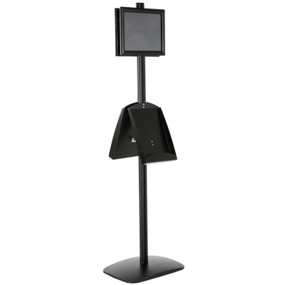 free-standing-stand-in-black-color-with-2-x-8.5x11-frame-in-portrait-and-landscape-and-2-x-8.5x11-steel-shelf-double-sided-13