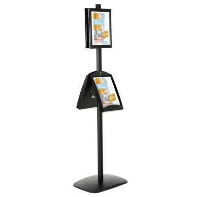 With 2 x (8.5x11) Frame In Portrait And Landscape And 2 x (8.5x11) steel Shelf