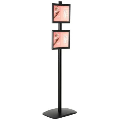 free-standing-stand-in-black-color-with-2-x-8.5x11-frame-in-portrait-and-landscape-position-singlesided-4
