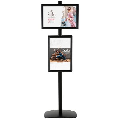 Free Standing Stand In Black Color