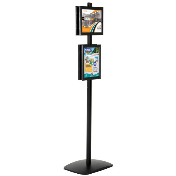 free-standing-stand-in-black-color-with-4-x-8.5x11-frame-in-portrait-and-landscape-position-double-sided-4