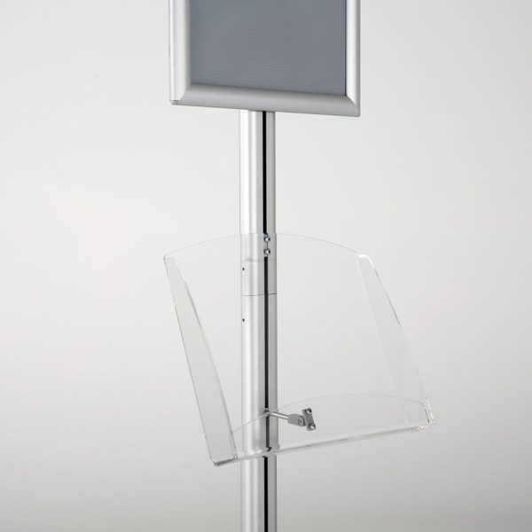 free-standing-stand-in-silver-color-with-1-x-11X17-frame-in-portrait-and-landscape-and-1-2-x-8.5x11-clear-shelf-in-acrylic-single-sided-12