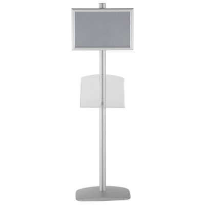 free-standing-stand-in-silver-color-with-1-x-11X17-frame-in-portrait-and-landscape-and-1-2-x-8.5x11-clear-shelf-in-acrylic-single-sided-13