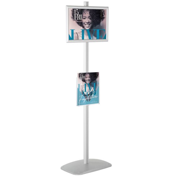 Free Standing Stand In Silver Color