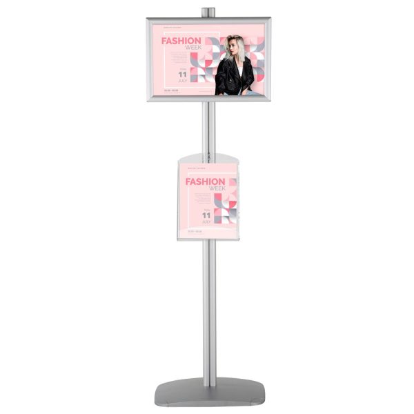 Free Standing Stand In Silver Color