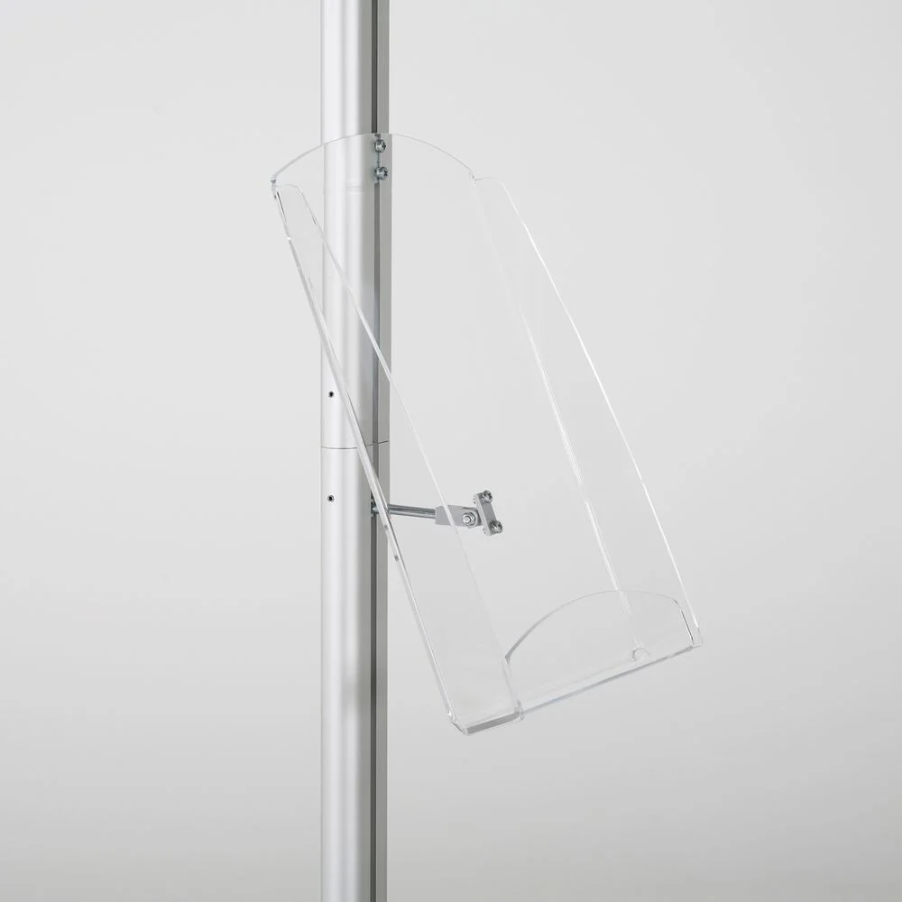free-standing-stand-in-silver-color-with-1-x-11X17-frame-in-portrait-and-landscape-and-1-x-8.5x11-clear-shelf-in-acrylic-single-sided-10 free-standing-stand-in-silver-color-with-1-x-11X17-frame-in-portrait-and-landscape-and-1-x-8.5x11-clear-shelf-in-acrylic-single-sided