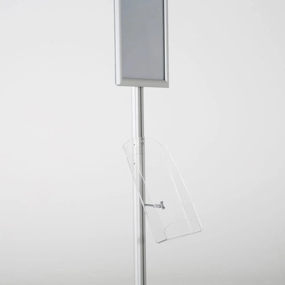 free-standing-stand-in-silver-color-with-1-x-11X17-frame-in-portrait-and-landscape-and-1-x-8.5x11-clear-shelf-in-acrylic-single-sided-14 free-standing-stand-in-silver-color-with-1-x-11X17-frame-in-portrait-and-landscape-and-1-x-8.5x11-clear-shelf-in-acrylic-single-sided