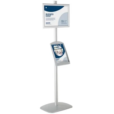 Free Standing Stand In Silver Color