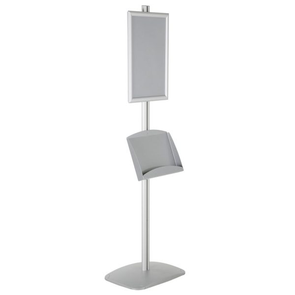 free-standing-stand-in-silver-color-with-1-x-11X17-frame-in-portrait-and-landscape-and-2-x-5.5x8.5-steel-shelf-single-sided-15