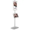 With 1 x (11X17) Frame In Portrait And Landscape And 2 x (5.5x8.5) Steel Shelf