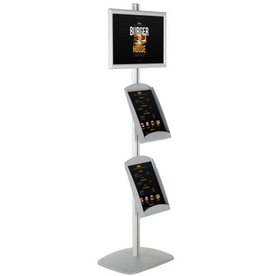 Free Standing Stand In Silver Color