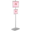 Free Standing Stand In Silver Color