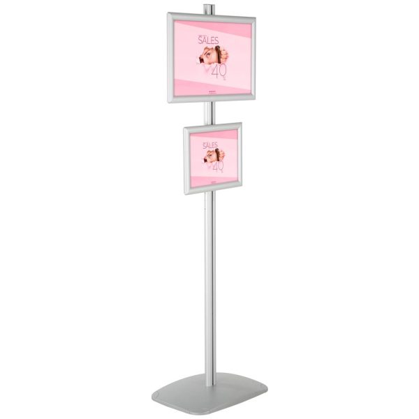 Free Standing Stand In Silver Color