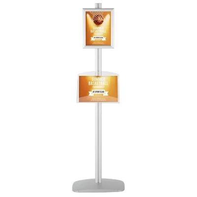 Free Standing Stand In Silver Color