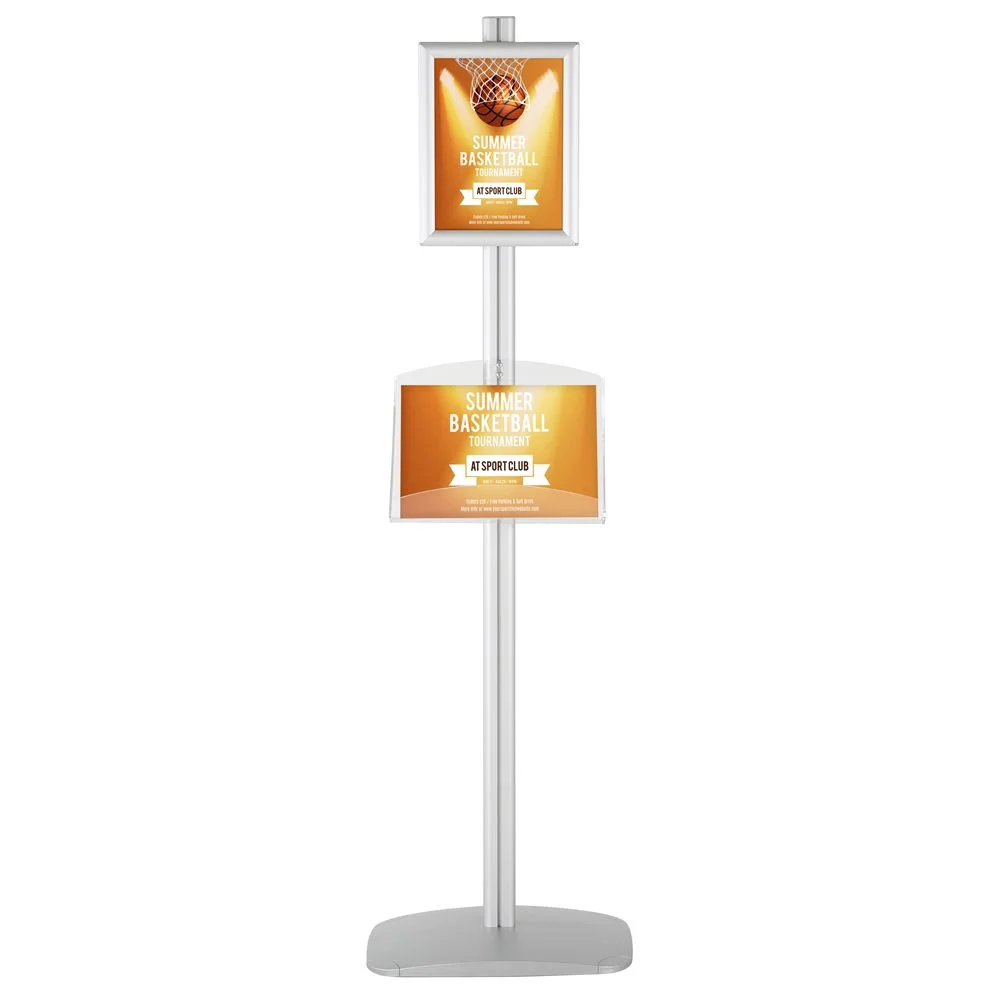 Free Standing Stand In Silver Color Free Standing Stand In Silver Color