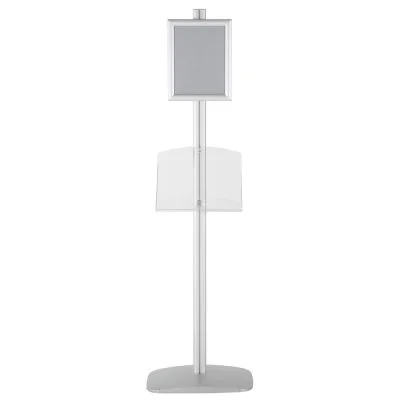 free-standing-stand-in-silver-color-with-1-x-8.5x11-frame-in-portrait-and-landscape-and-1-2-x-8.5x11-clear-shelf-in-acrylic-single-sided-5