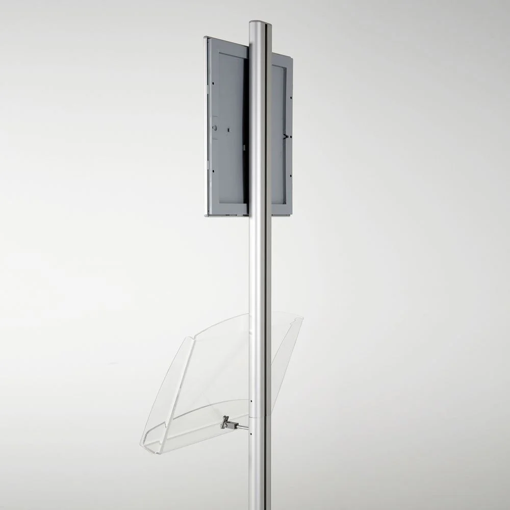 free-standing-stand-in-silver-color-with-1-x-8.5x11-frame-in-portrait-and-landscape-and-1-2-x-8.5x11-clear-shelf-in-acrylic-single-sided-8 free-standing-stand-in-silver-color-with-1-x-8.5x11-frame-in-portrait-and-landscape-and-1-2-x-8.5x11-clear-shelf-in-acrylic-single-sided-16