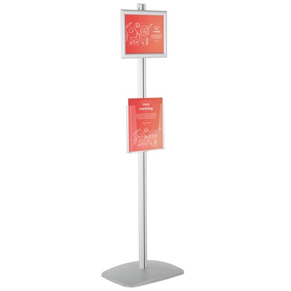 Free Standing Stand In Silver Color