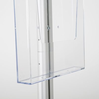 free-standing-stand-in-silver-color-with-1-x-8.5x11-frame-in-portrait-and-landscape-and-1-x-8.5x11-clear-pocket-shelf-single-sided-10