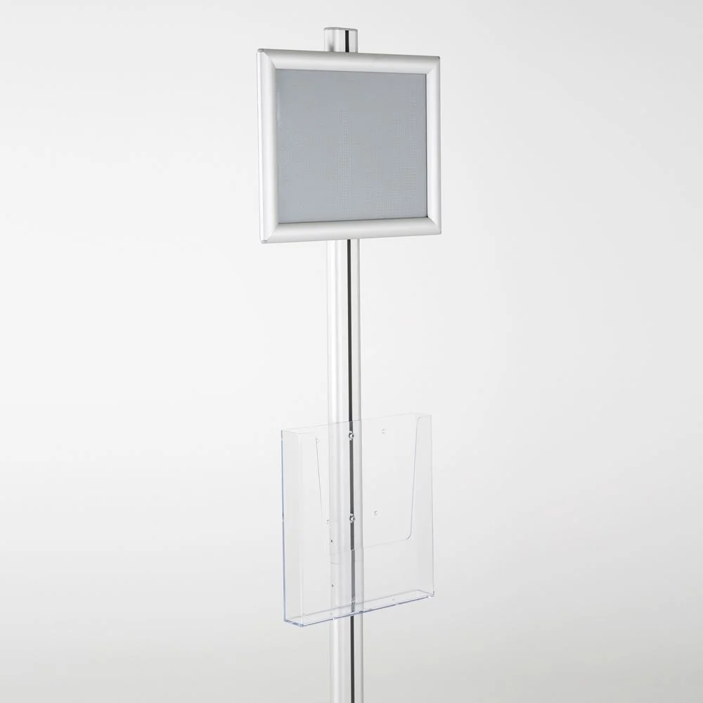 free-standing-stand-in-silver-color-with-1-x-8.5x11-frame-in-portrait-and-landscape-and-1-x-8.5x11-clear-pocket-shelf-single-sided-6