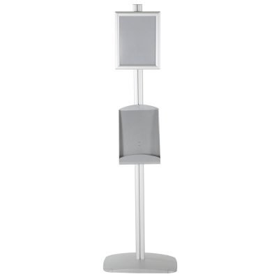 free-standing-stand-in-silver-color-with-1-x-8.5x11-frame-in-portrait-and-landscape-and-1-x-8.5x11-steel-shelf-single-sided-13