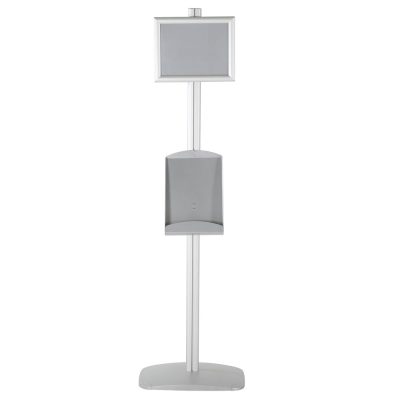 free-standing-stand-in-silver-color-with-1-x-8.5x11-frame-in-portrait-and-landscape-and-1-x-8.5x11-steel-shelf-single-sided-5