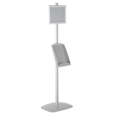 free-standing-stand-in-silver-color-with-1-x-8.5x11-frame-in-portrait-and-landscape-and-1-x-8.5x11-steel-shelf-single-sided-6