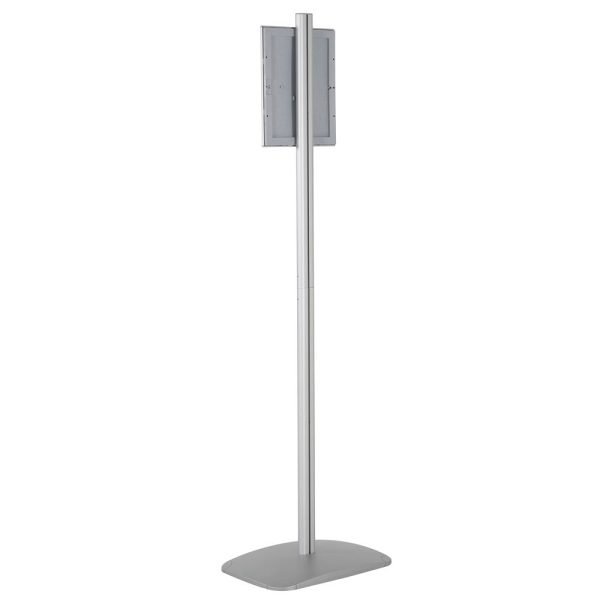 free-standing-stand-in-silver-color-with-1-x-8.5x11-frame-in-portrait-and-landscape-position-single-sided