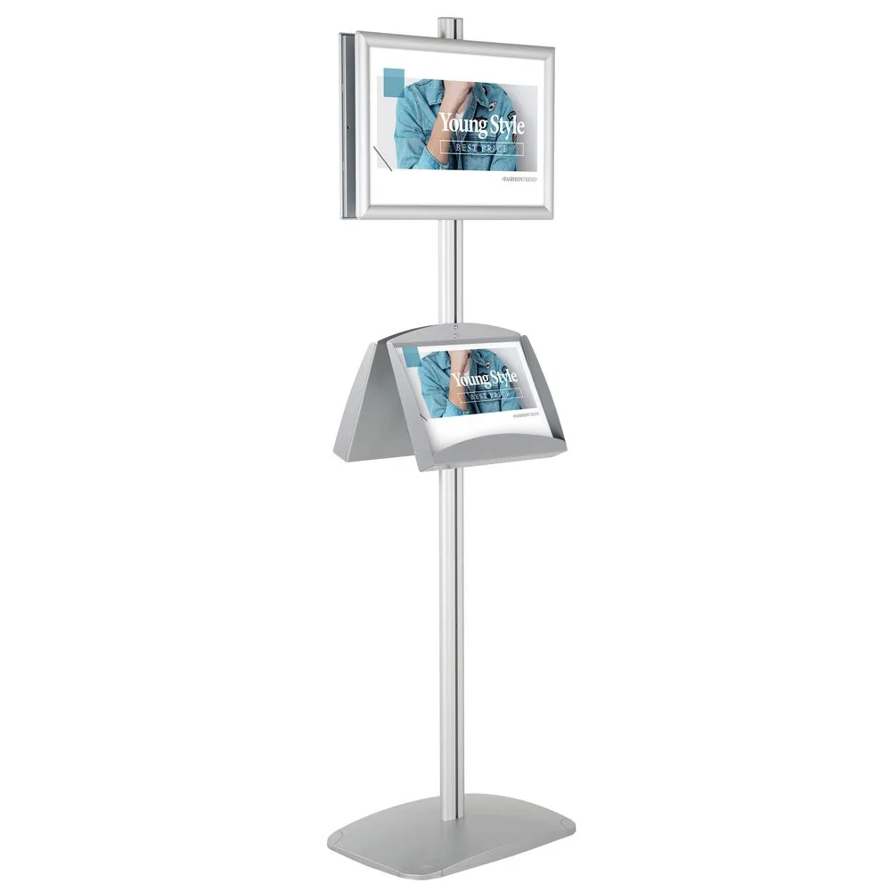 Free Standing Stand In Silver Color