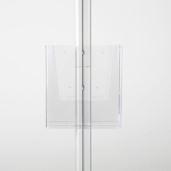 free-standing-stand-in-silver-color-with-2-x-11X17-frame-in-portrait-and-landscape-and-2-x-8.5x11-clear-pocket-shelf-double-sided-10