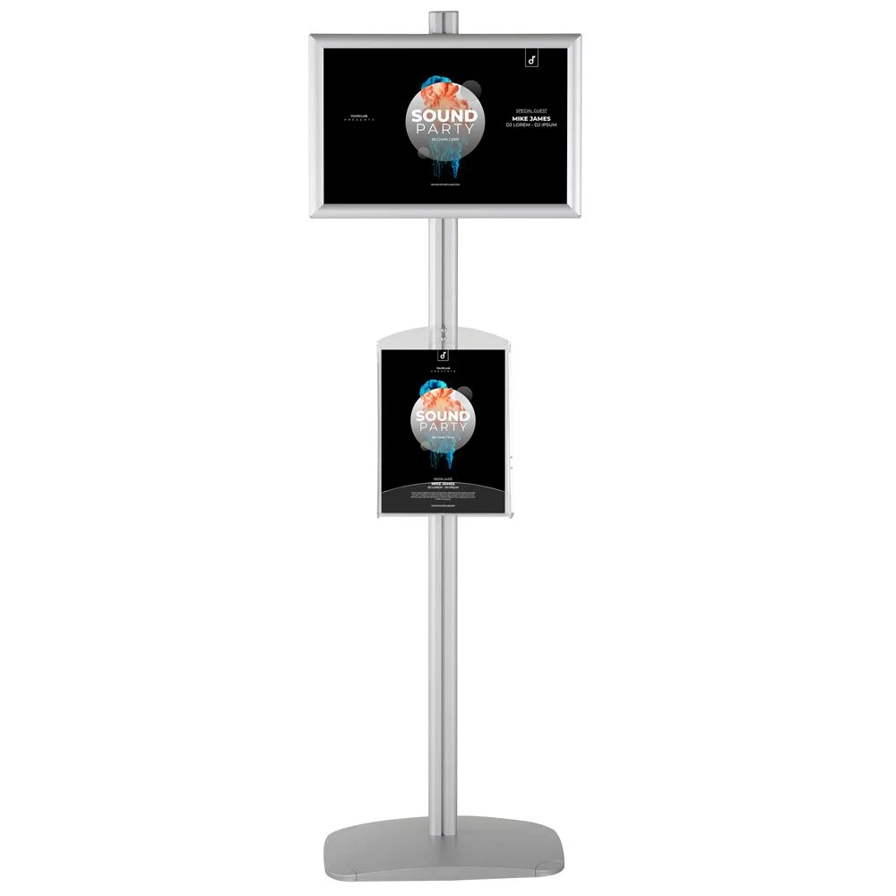 Free Standing Stand In Silver Color Free Standing Stand In Silver Color