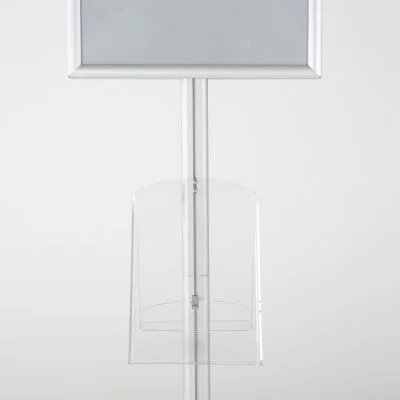 free-standing-stand-in-silver-color-with-2-x-11X17-frame-in-portrait-and-landscape-and-2-x-8.5x11-clear-shelf-in-acrylic-double-sided-10
