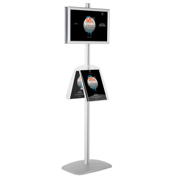 With 2 x (11X17) Frame In Portrait And Landscape And 2 x (8.5x11) Clear Shelf In Acrylic
