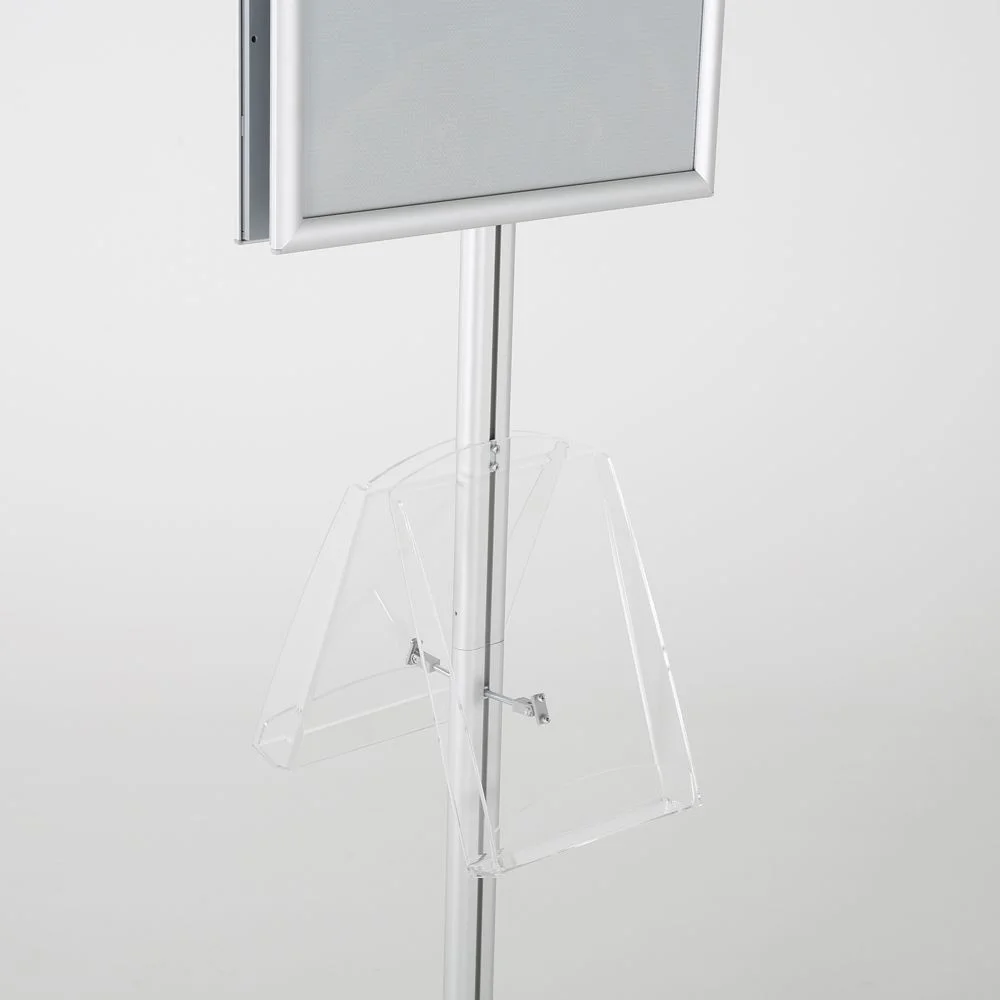free-standing-stand-in-silver-color-with-2-x-11X17-frame-in-portrait-and-landscape-and-2-x-8.5x11-clear-shelf-in-acrylic-double-sided-9 free-standing-stand-in-silver-color-with-2-x-11X17-frame-in-portrait-and-landscape-and-2-x-8.5x11-clear-shelf-in-acrylic-double-sided-9