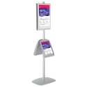 Free Standing Stand In Silver Color