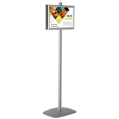 Free Standing Stand In Silver Color