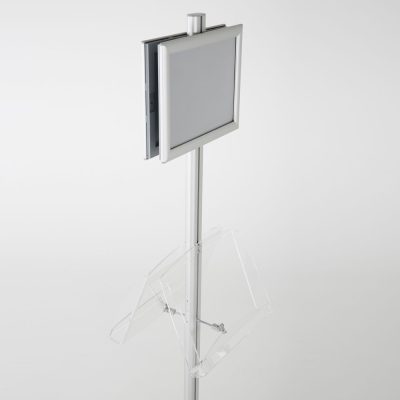 free-standing-stand-in-silver-color-with-2-x-8.5x11-frame-in-portrait-and-landscape-and-2-2-x-8.5x11-clear-shelf-in-acrylic-double-sided-14