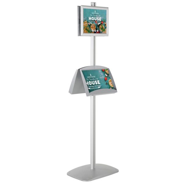 Free Standing Stand In Silver Color